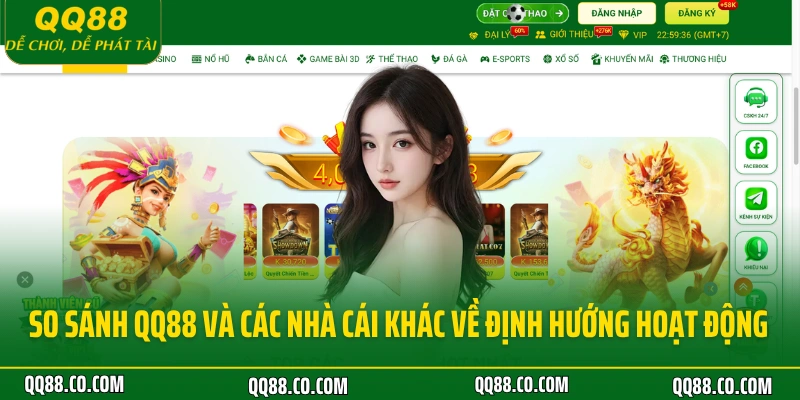 So Sánh QQ88 Và Các Nhà Cái Khác: Đâu Mới Là Địa Điểm Lý Tưởng? 3 So sánh QQ88 và các nhà cái khác về định hướng hoạt động